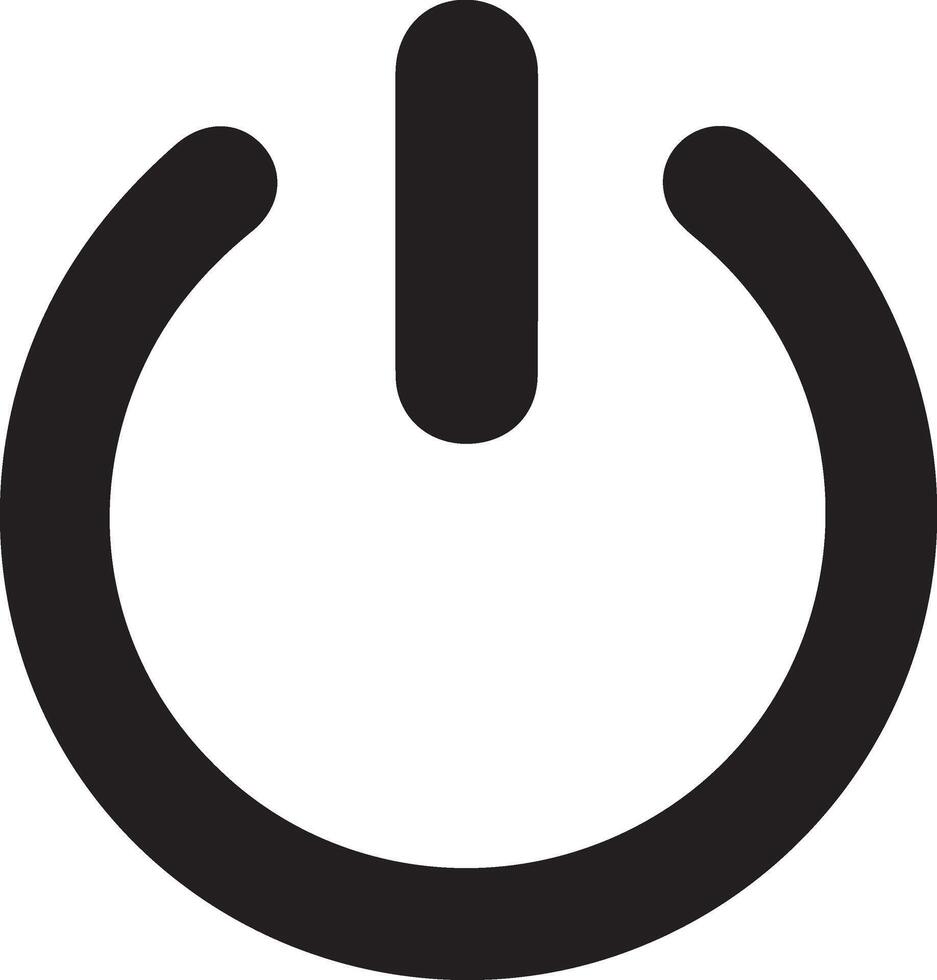 power button icon illustration vector