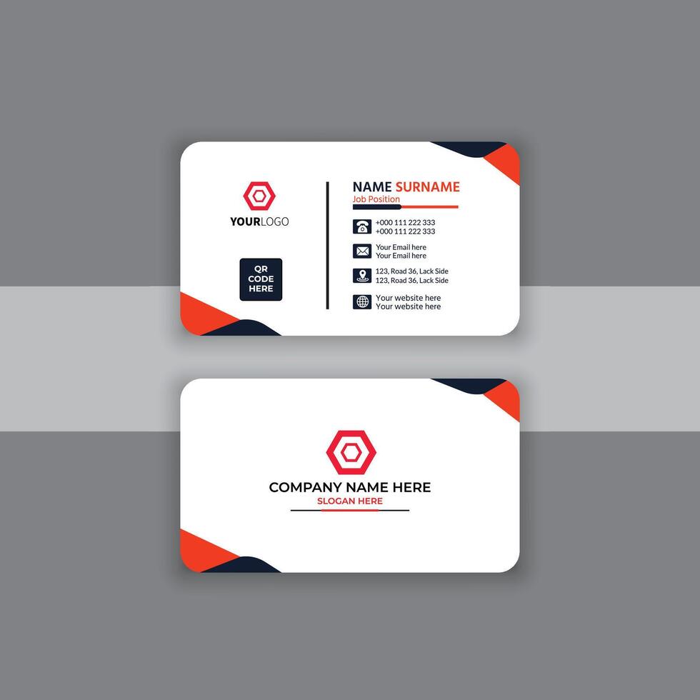 Luxury Business card visiting card design Template vector