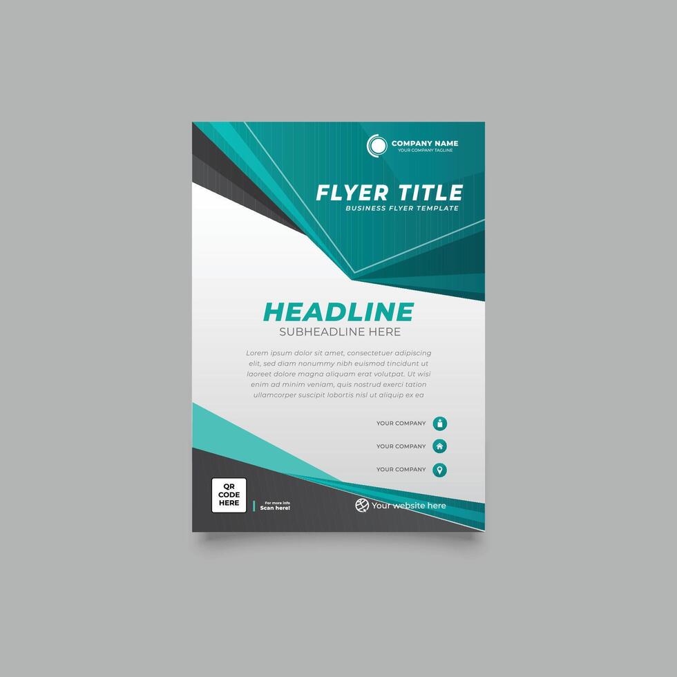 Modern Layout Flyer. Corporate Book Cover Design vector