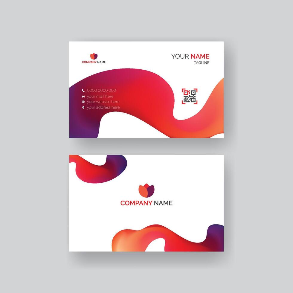 business card design template vector