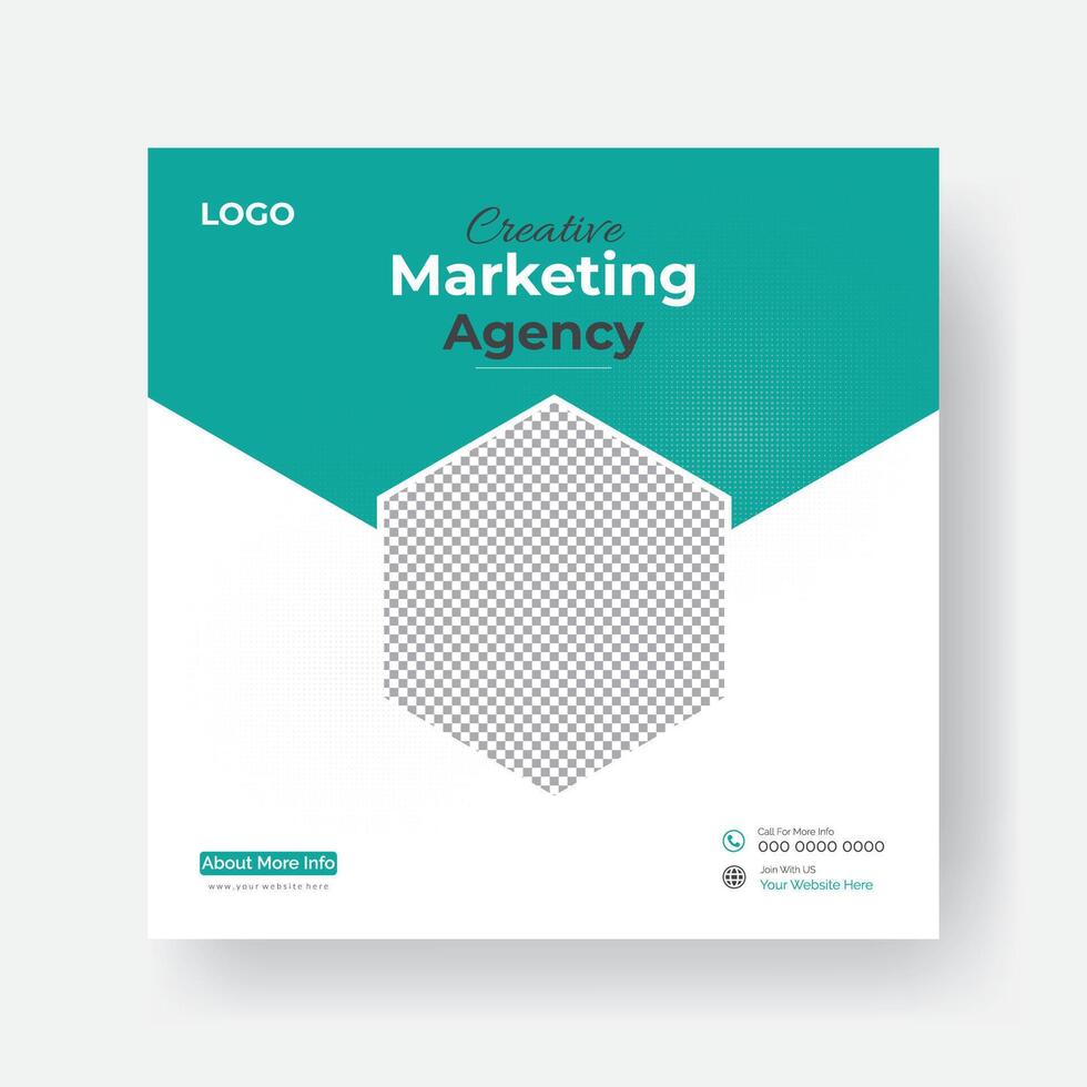 social media post design .social and business ads design vector