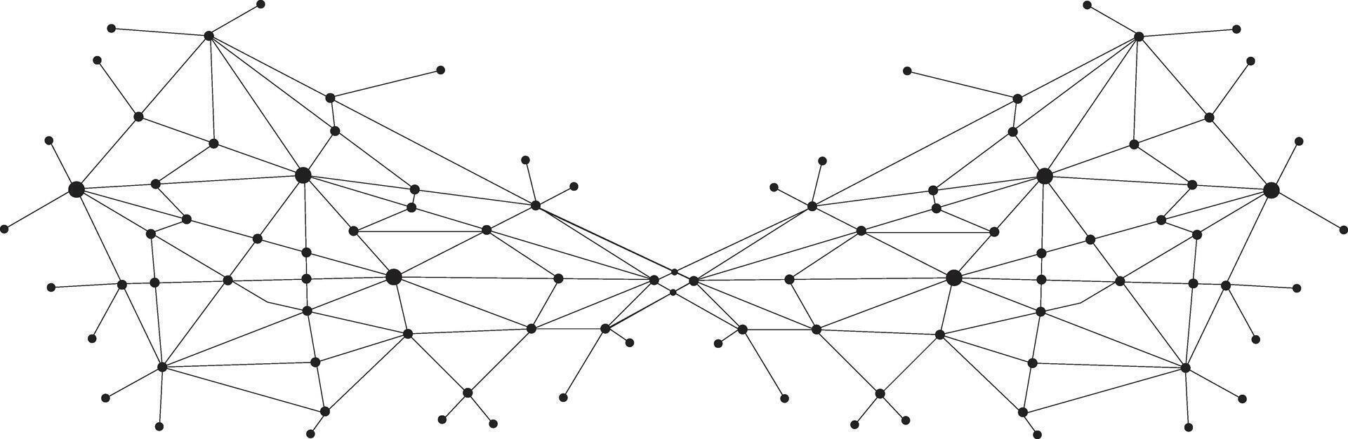 Abstract plexus technology futuristic network background. Global network connection. Big data visualization. Social network communication element for Business, Presentation, Science, and Tech. vector