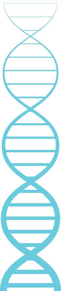 Dna science icon. Deoxyribonucleic acid design vector