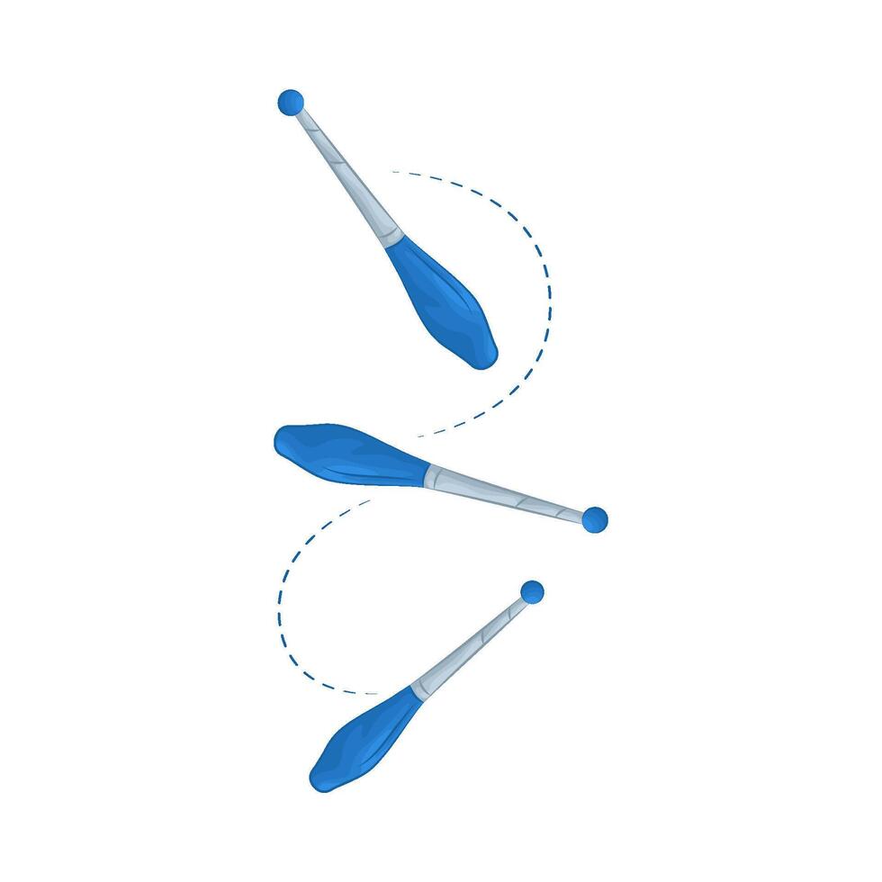 Illustration of juggling club vector