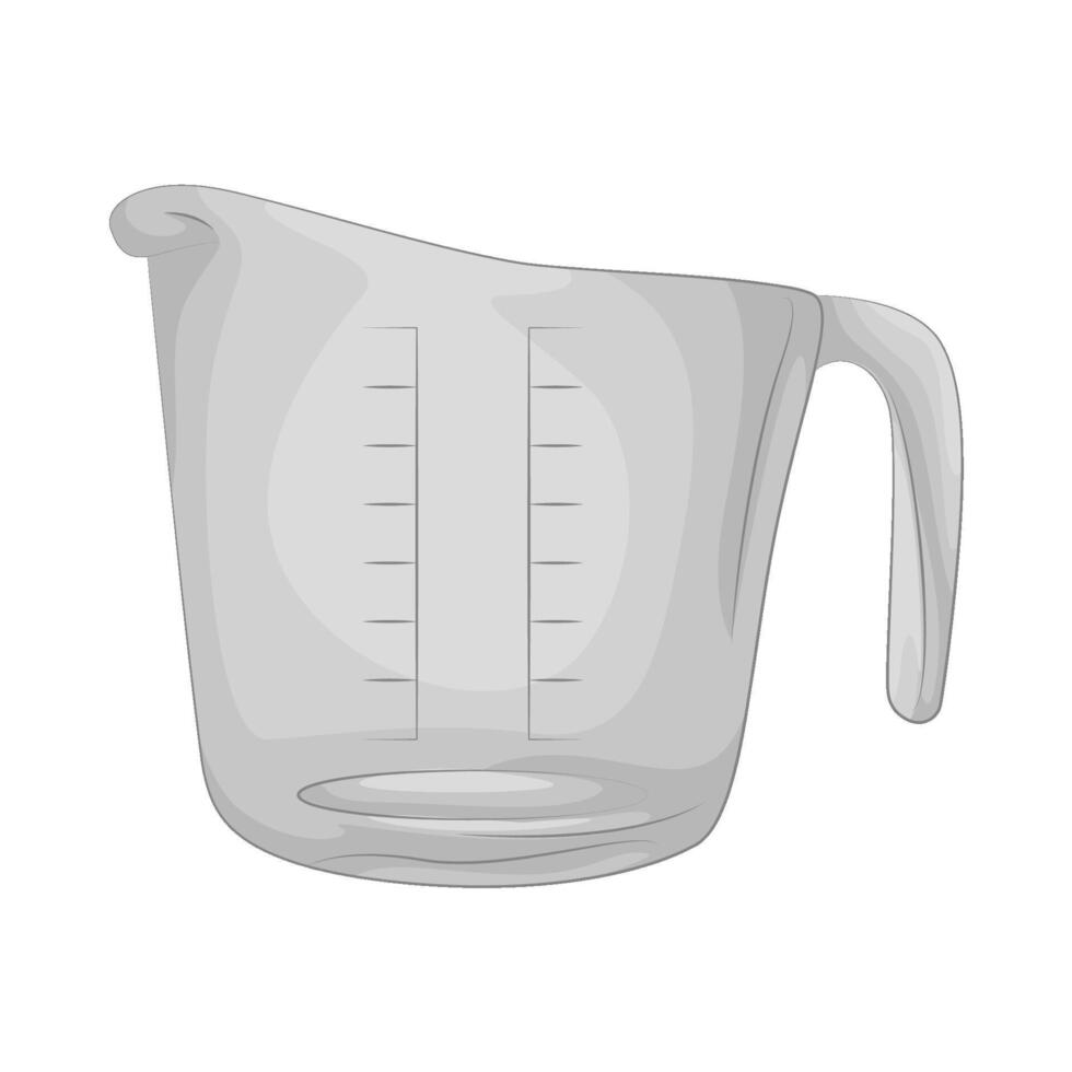 Illustration of measuring cup vector