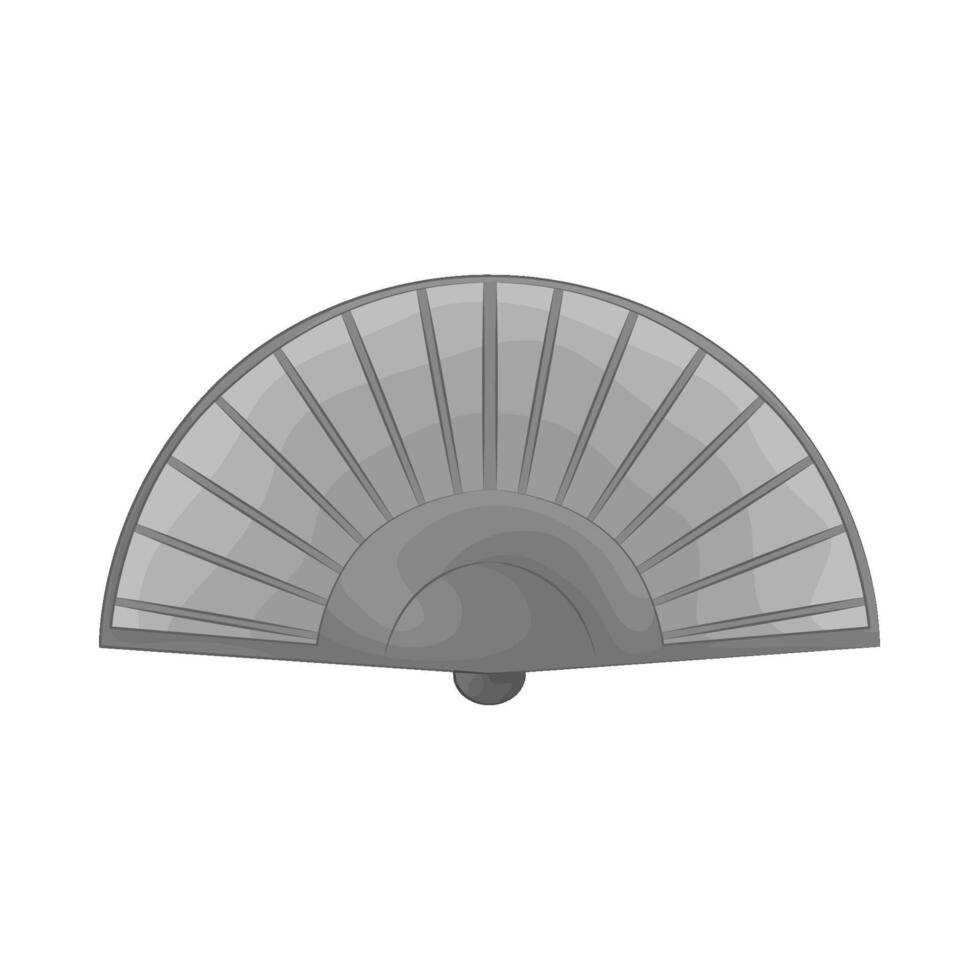 Illustration of Japanese fan vector