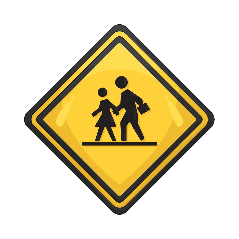 Illustration of Ecuador road sign vector