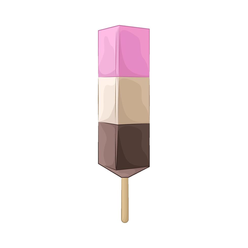 Illustration of ice cream stick vector