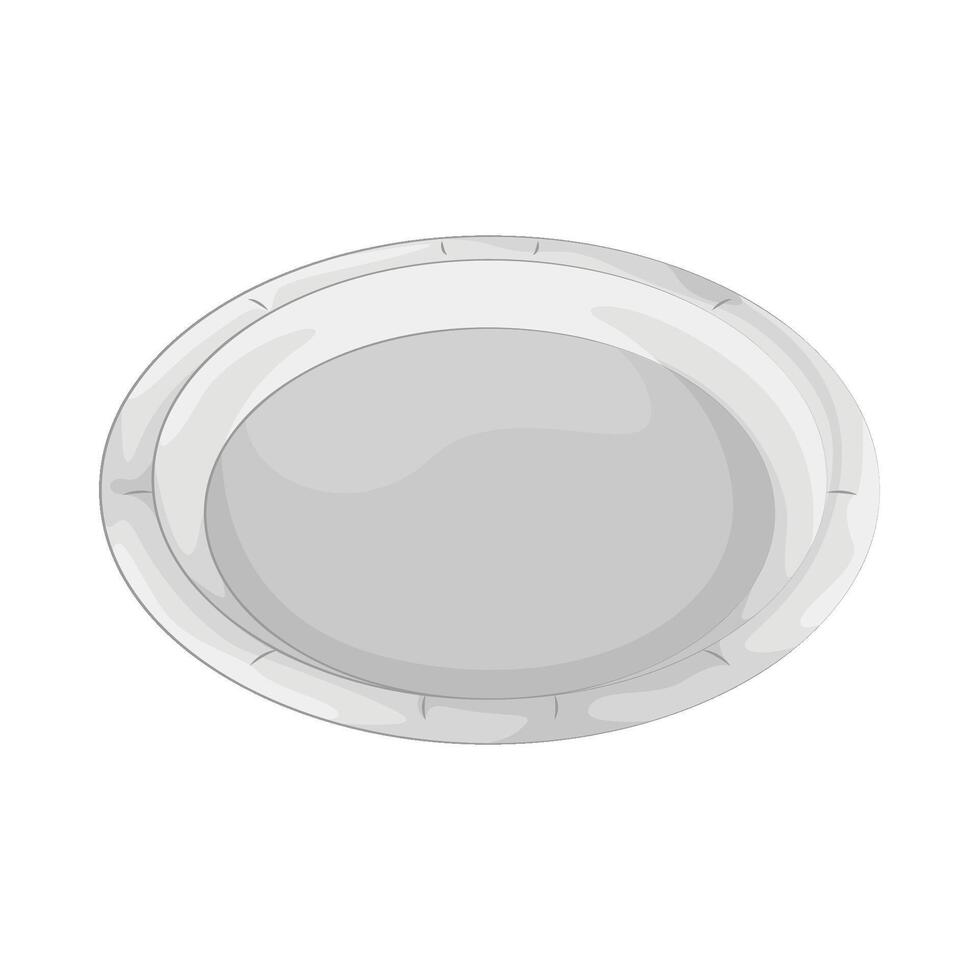 Illustration of plate vector