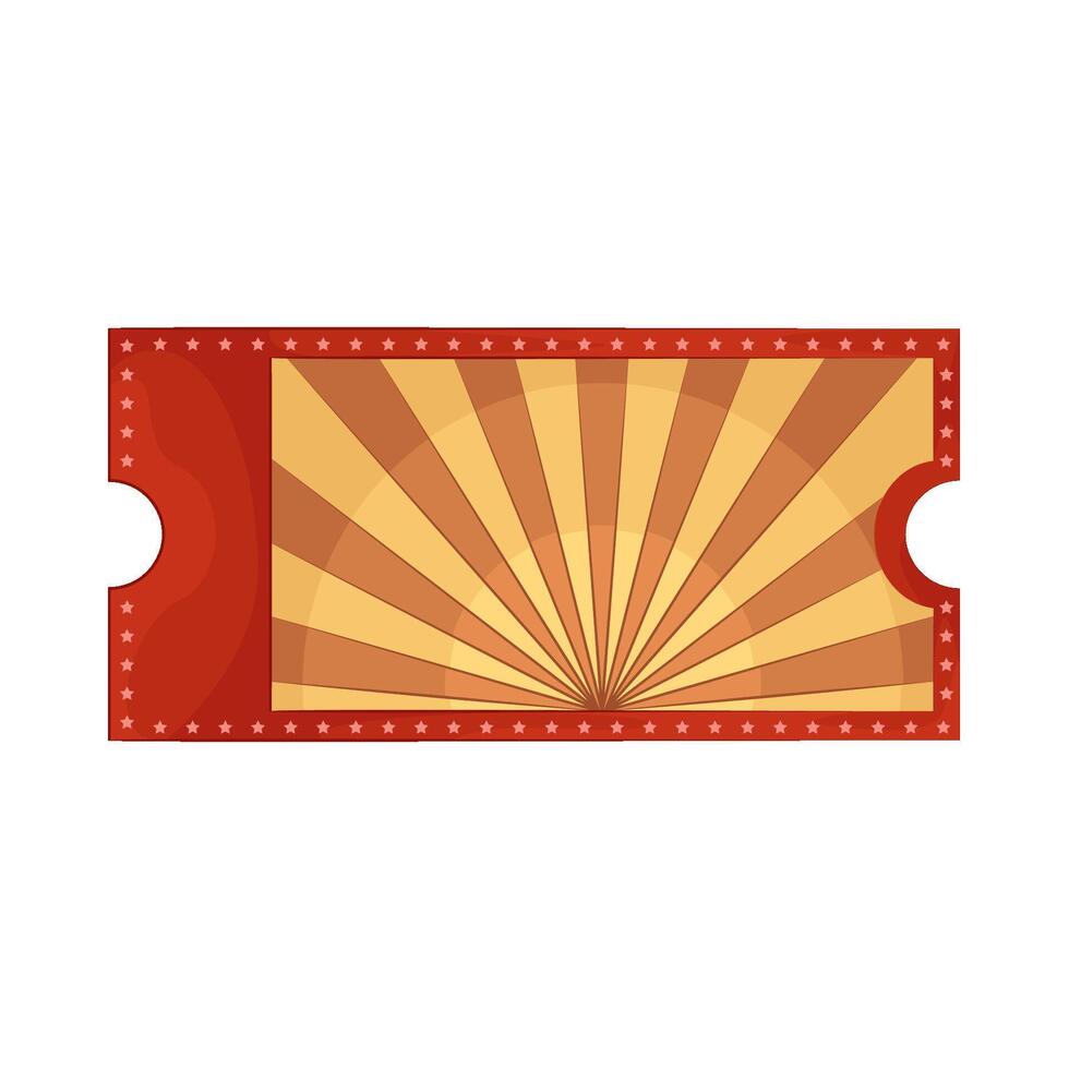 Illustration of ticket vector