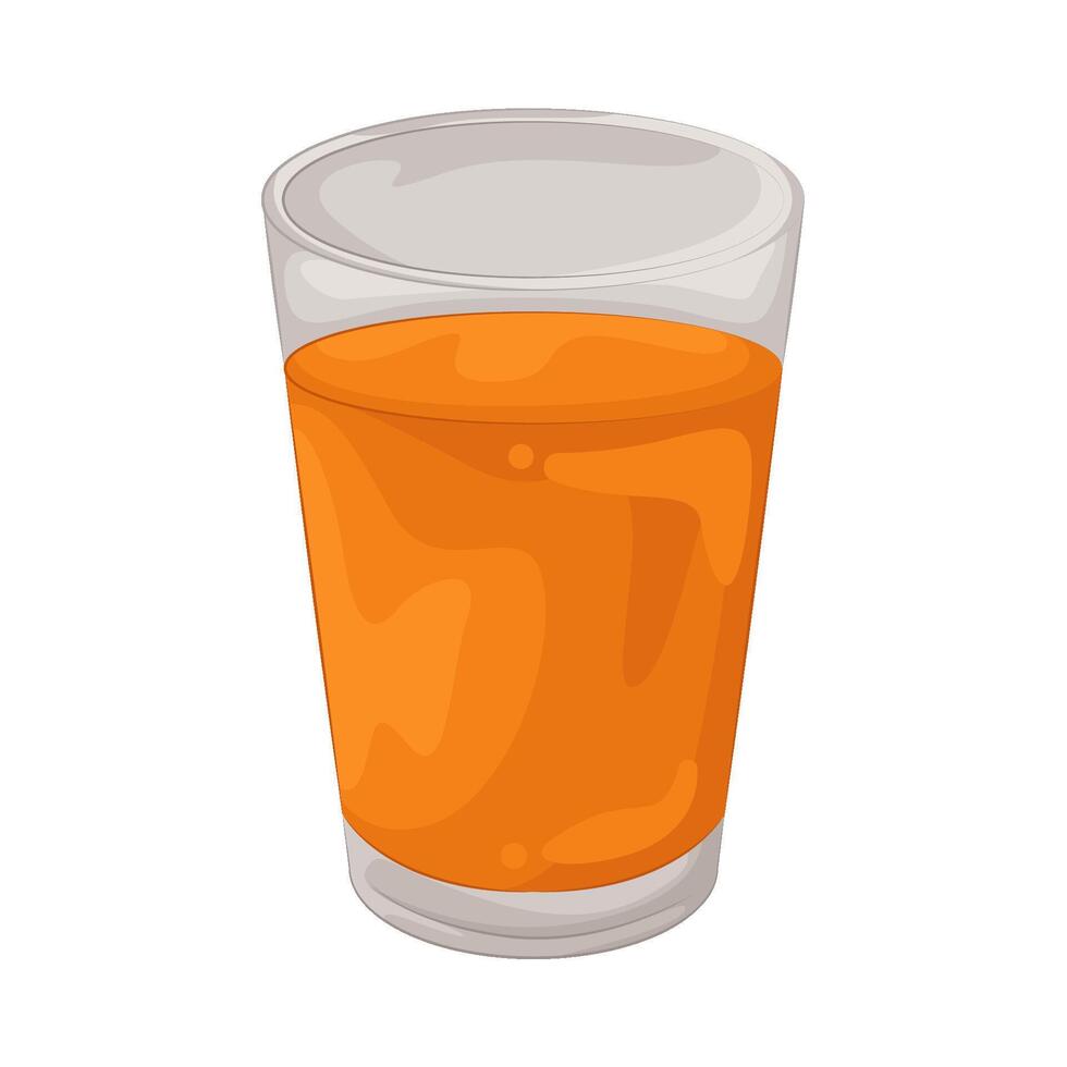 Illustration of orange juice vector