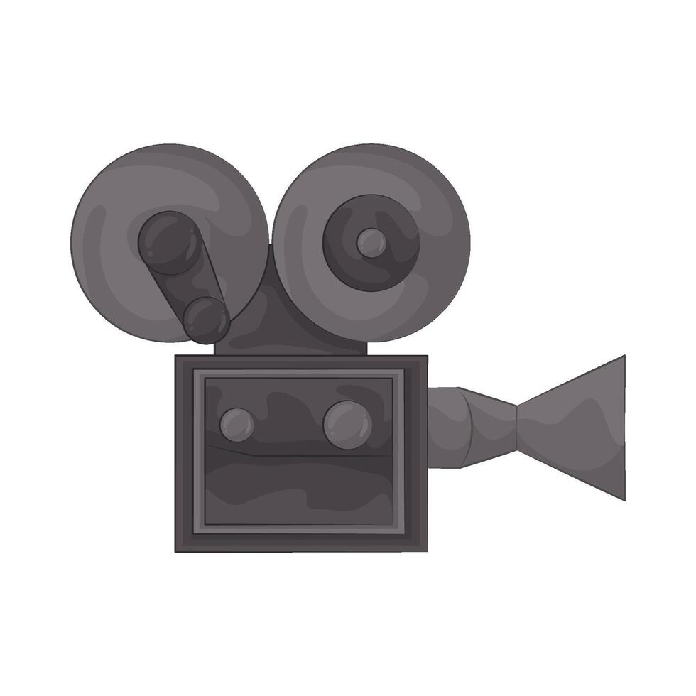Illustration of film camera vector