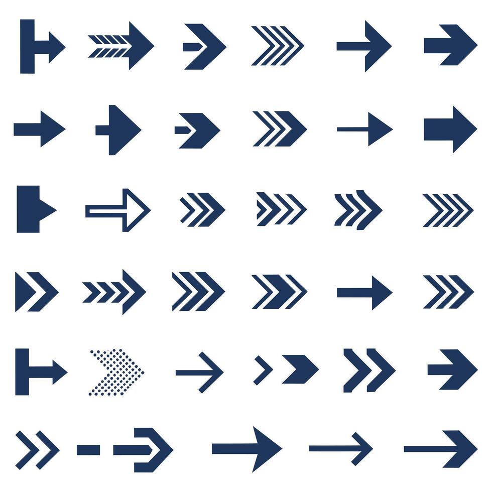 Arrows set of arrows vector