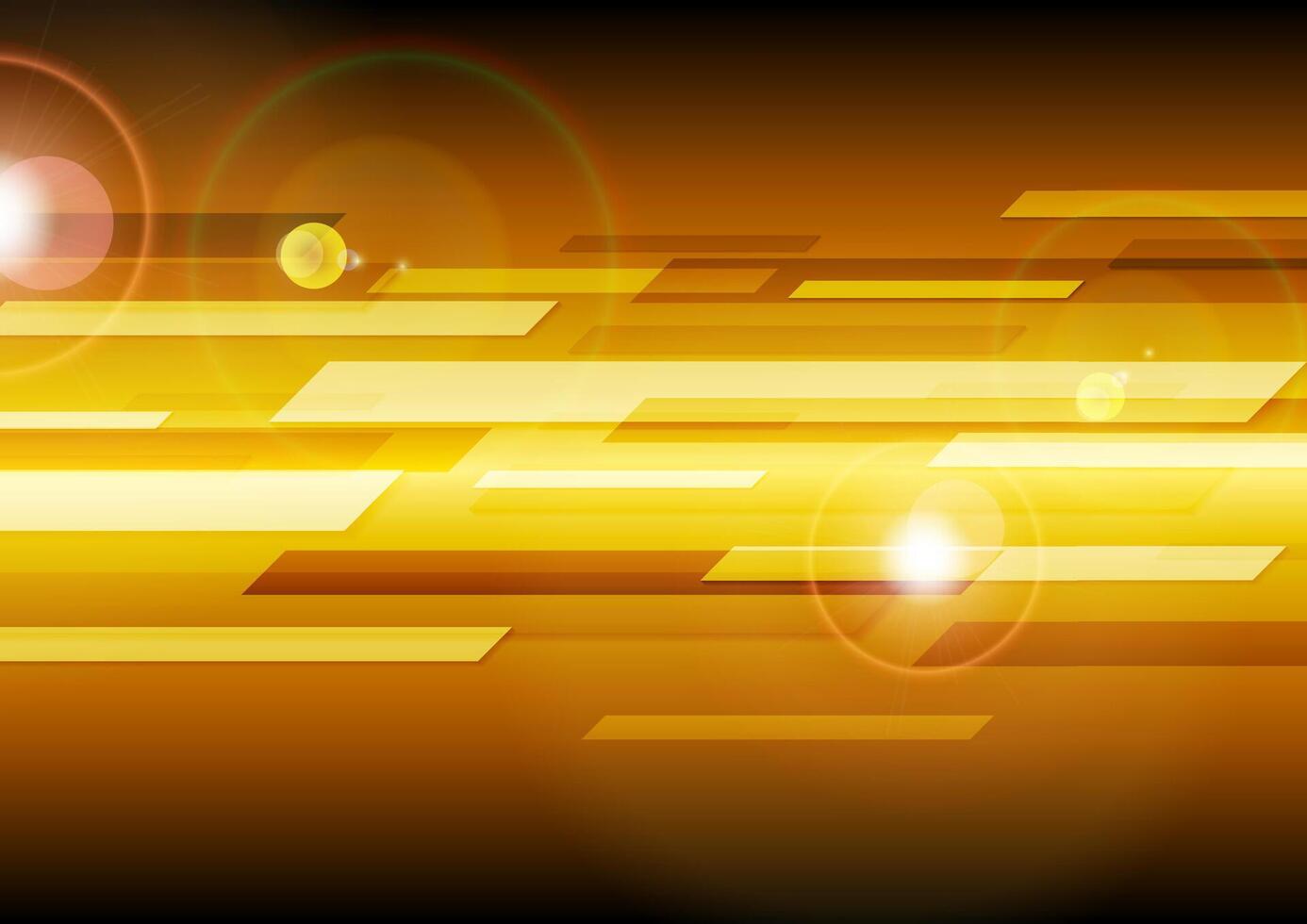 Dark orange abstract tech background vector