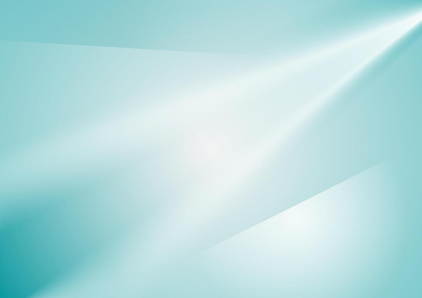 Abstract bright turquoise gradient background vector
