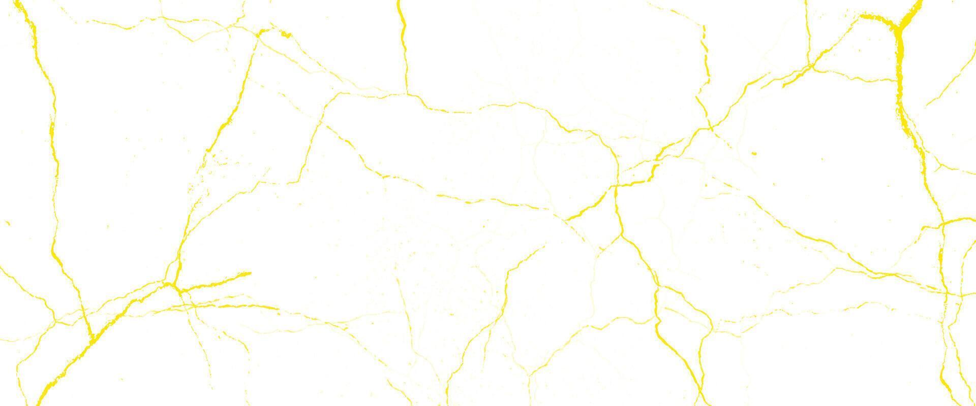Texture gold dry crack background pattern vector