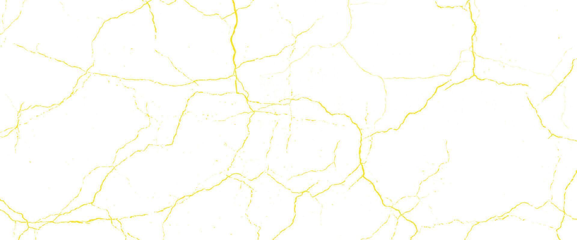 Texture gold dry crack background pattern vector