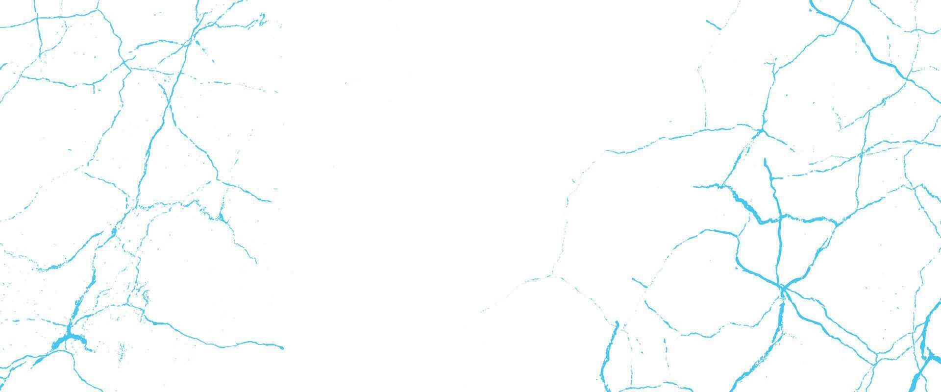 blue background with a cracked, textured surface vector