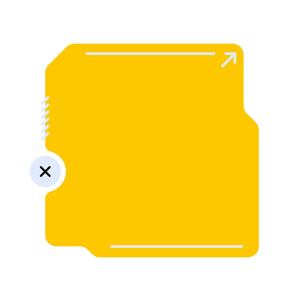 Futuristic element illustration. Colorful lower third overlay. vector