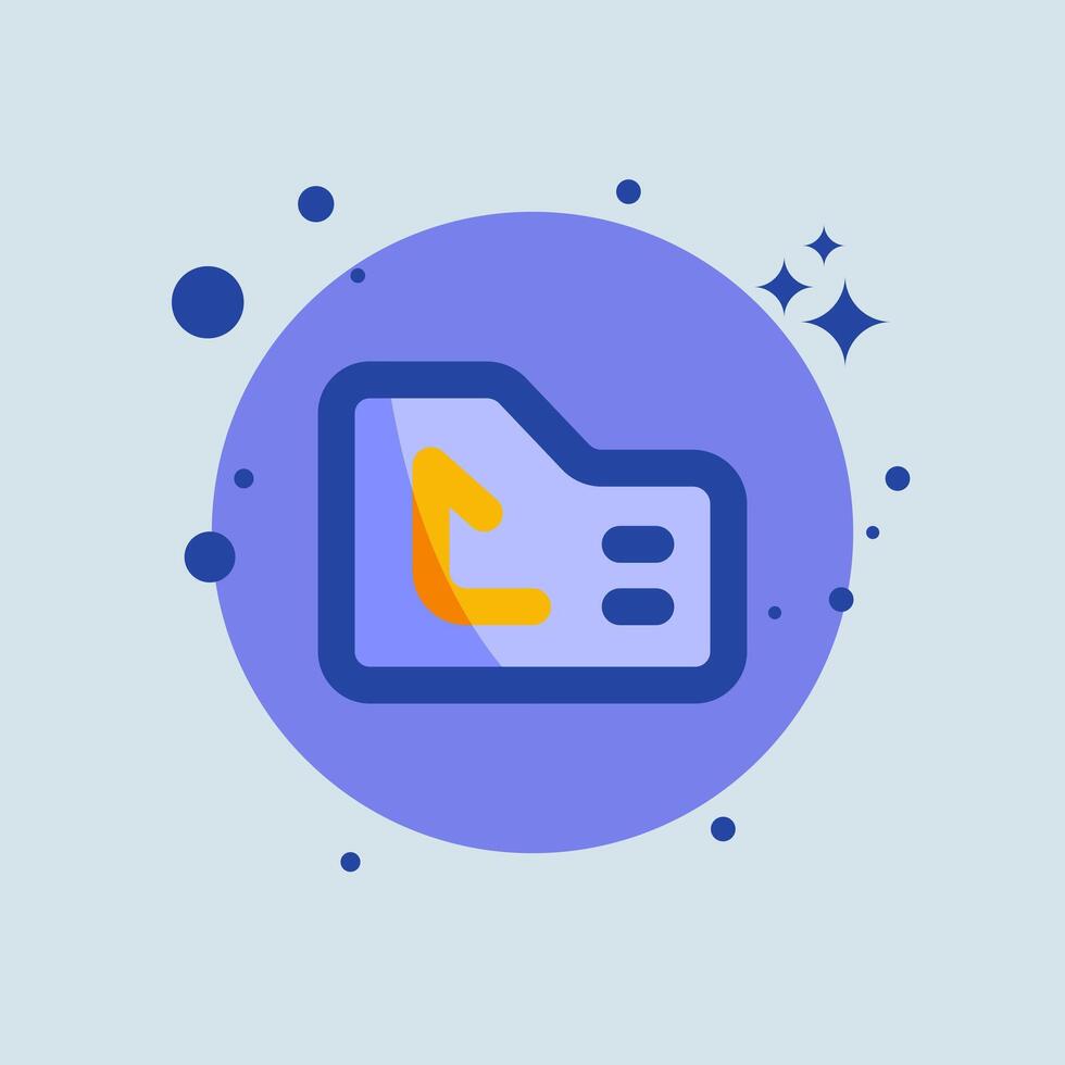 Upload flat illustration. Arrow signs illustration. vector