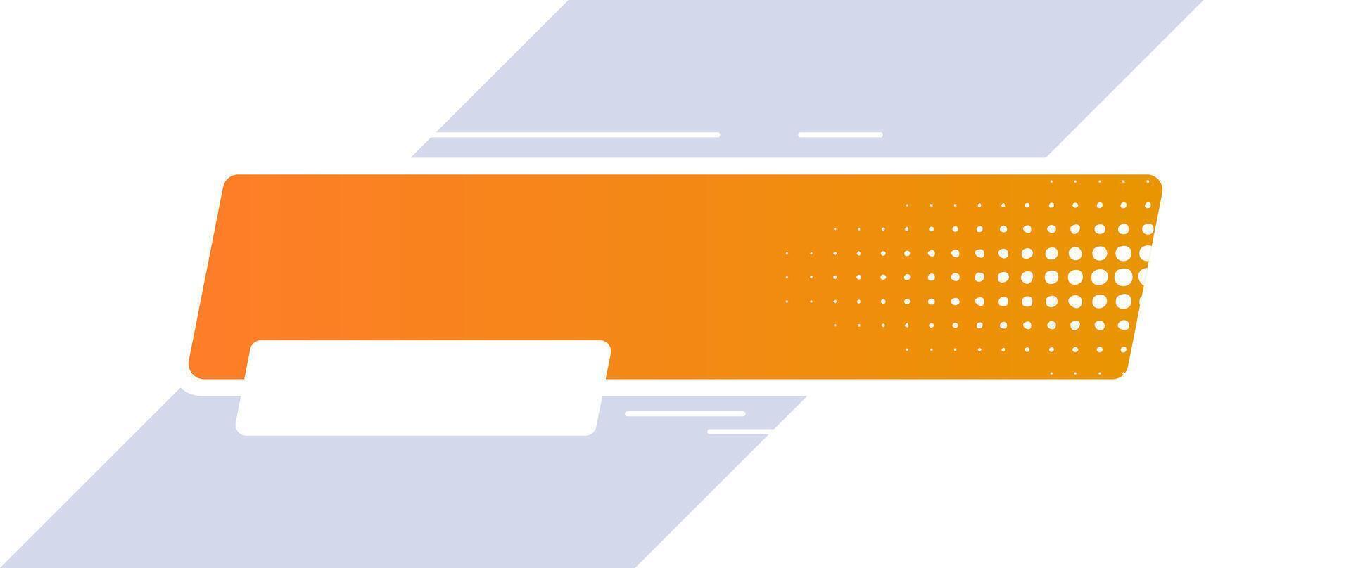 Futuristic lower third interface illustration. overlay element. vector