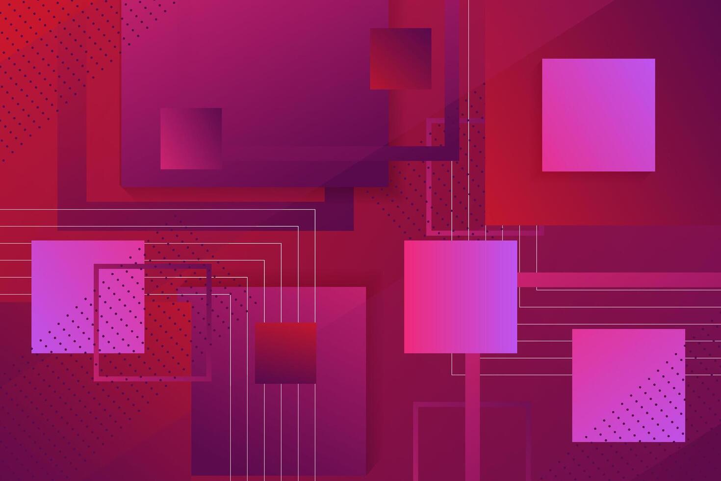 Modern abstract background colorful overlapping red and purple with stripes. Simple abstract rectangular box background. Eps10 vector