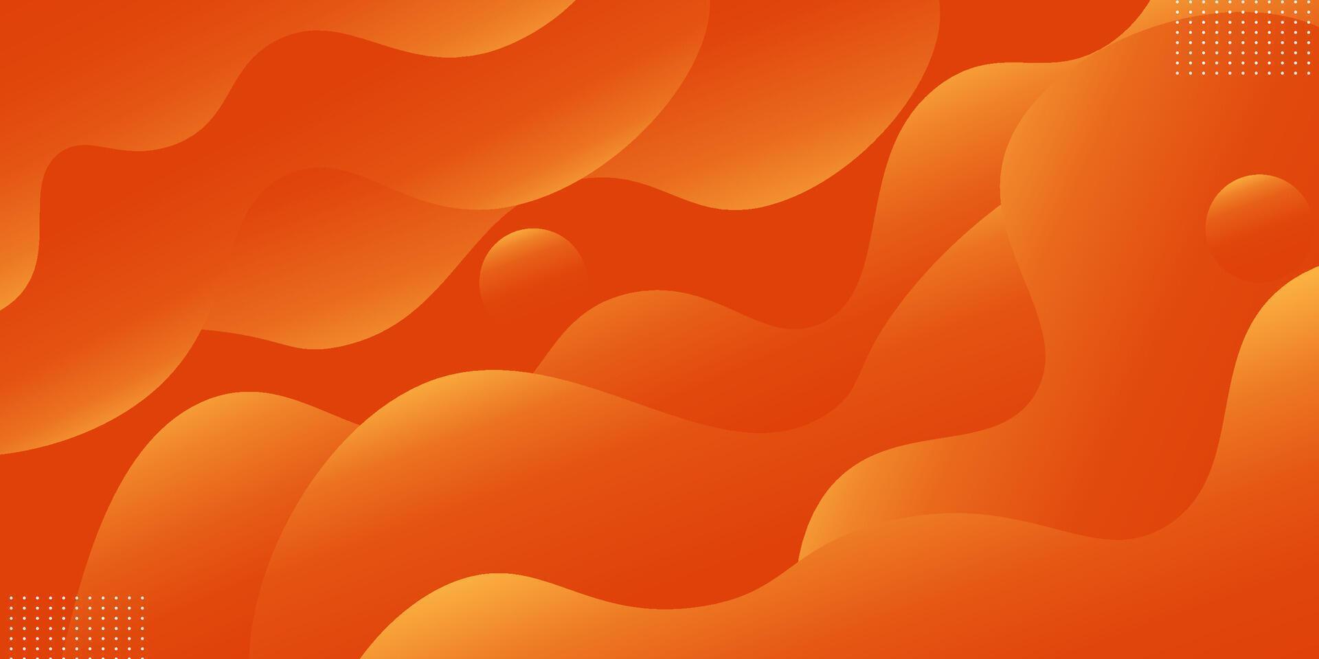Orange geometric business banner design. Creative banner design with wave and line shape as template. Simple design on horizontal banner. eps10 vector