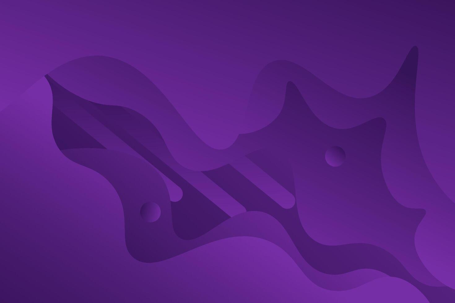 Abstract colorful wave dynamic purple geometric background. Trendy gradient shape pattern composition. vector