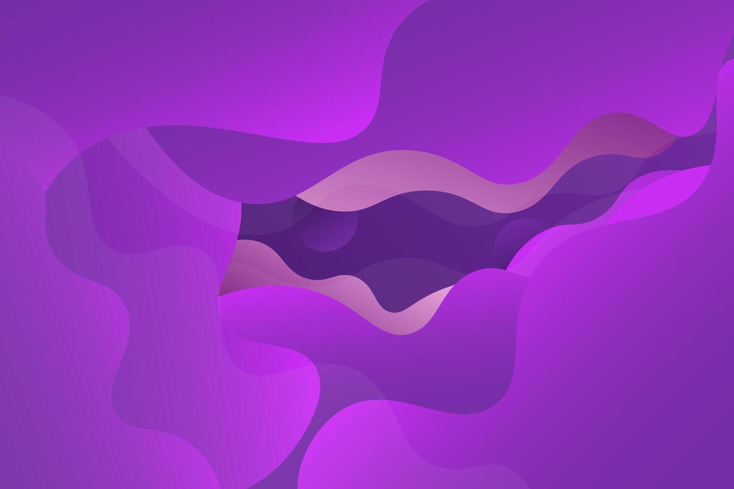 Purple geometric business banner design. Creative banner design with wave shape. Simple horizontal banner. eps10 vector