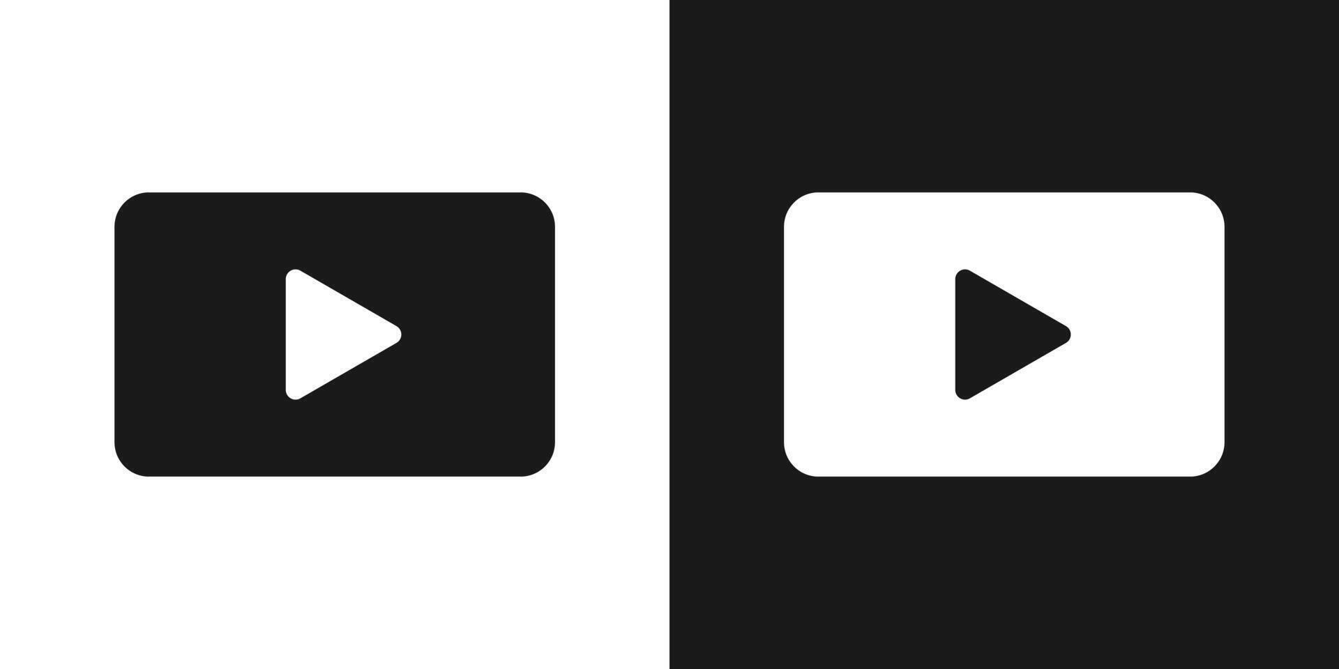 Play buttons icon set illustration vector