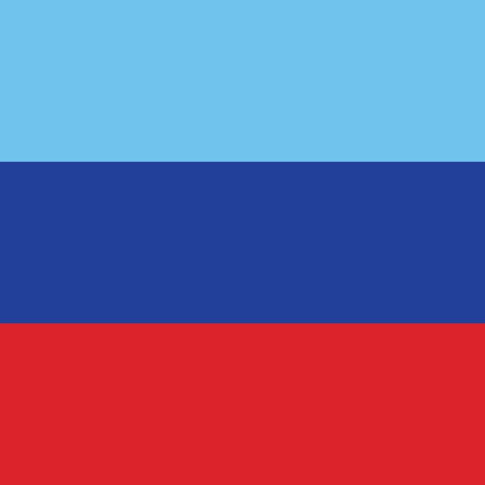 Flag of Luhansk Republic. illustration design vector