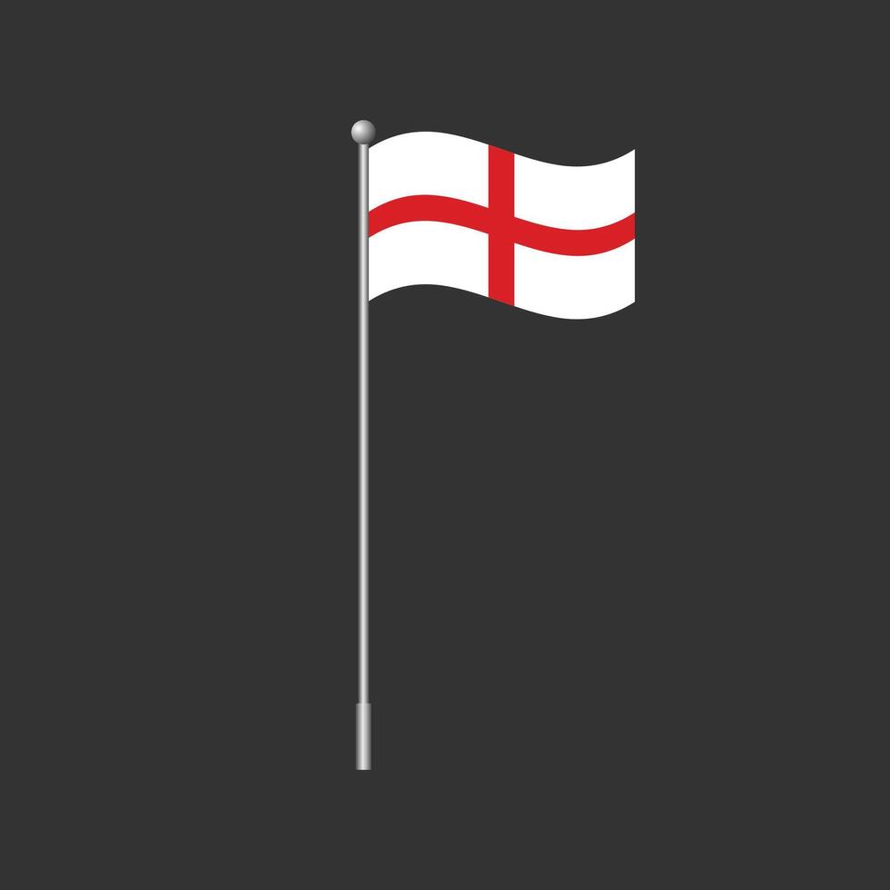 Flag of England clip element design. illustration vector