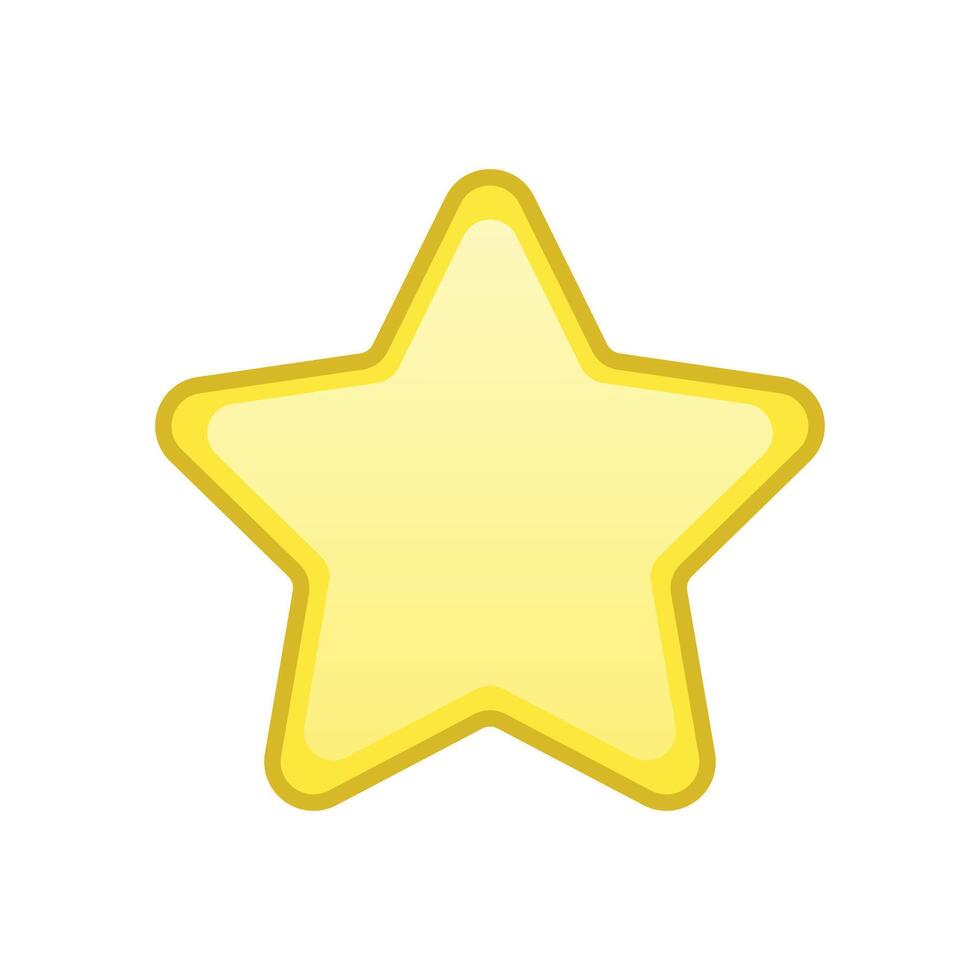 Star icon clip art element design. vector