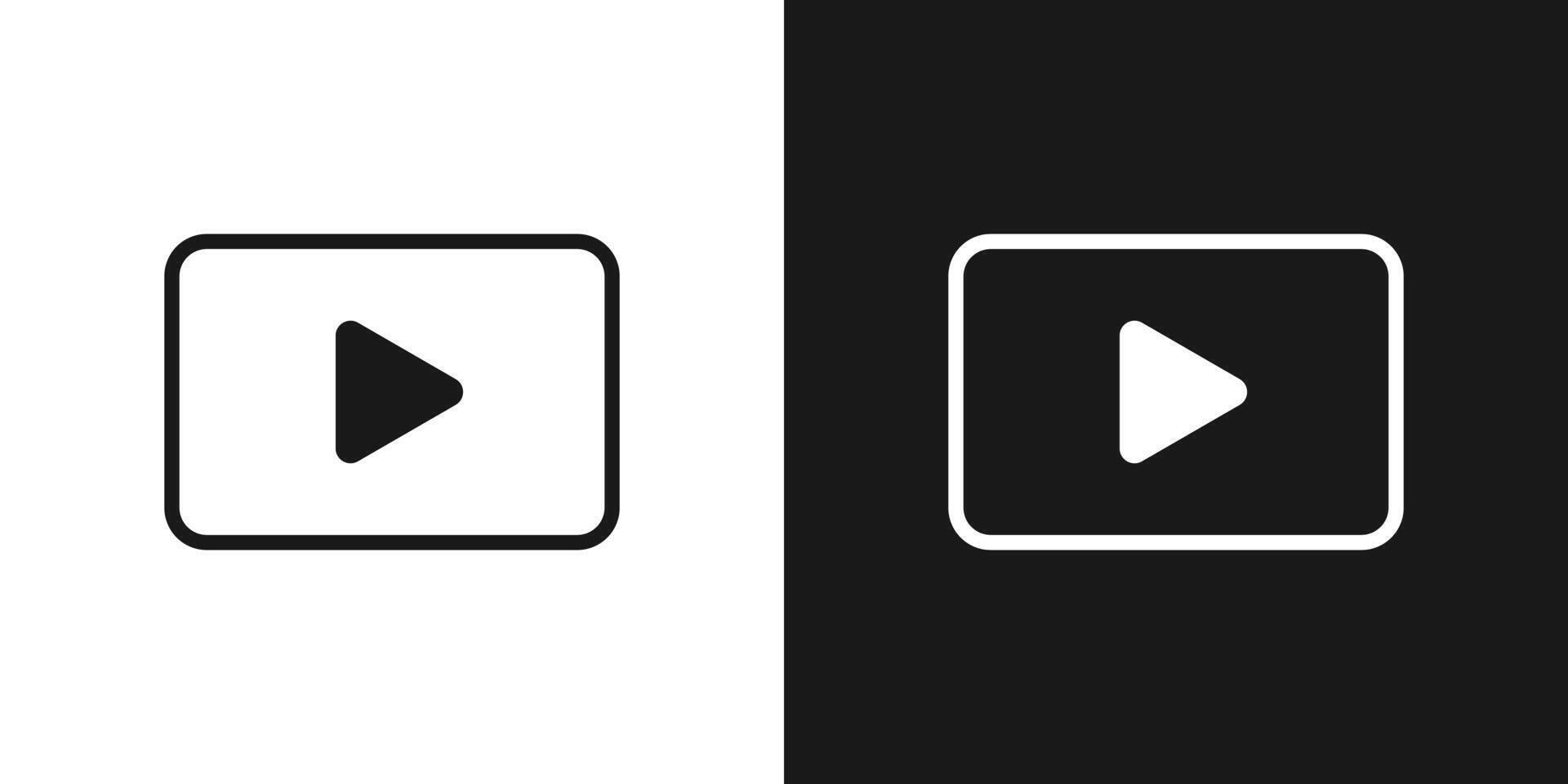 Play buttons icon set illustration vector