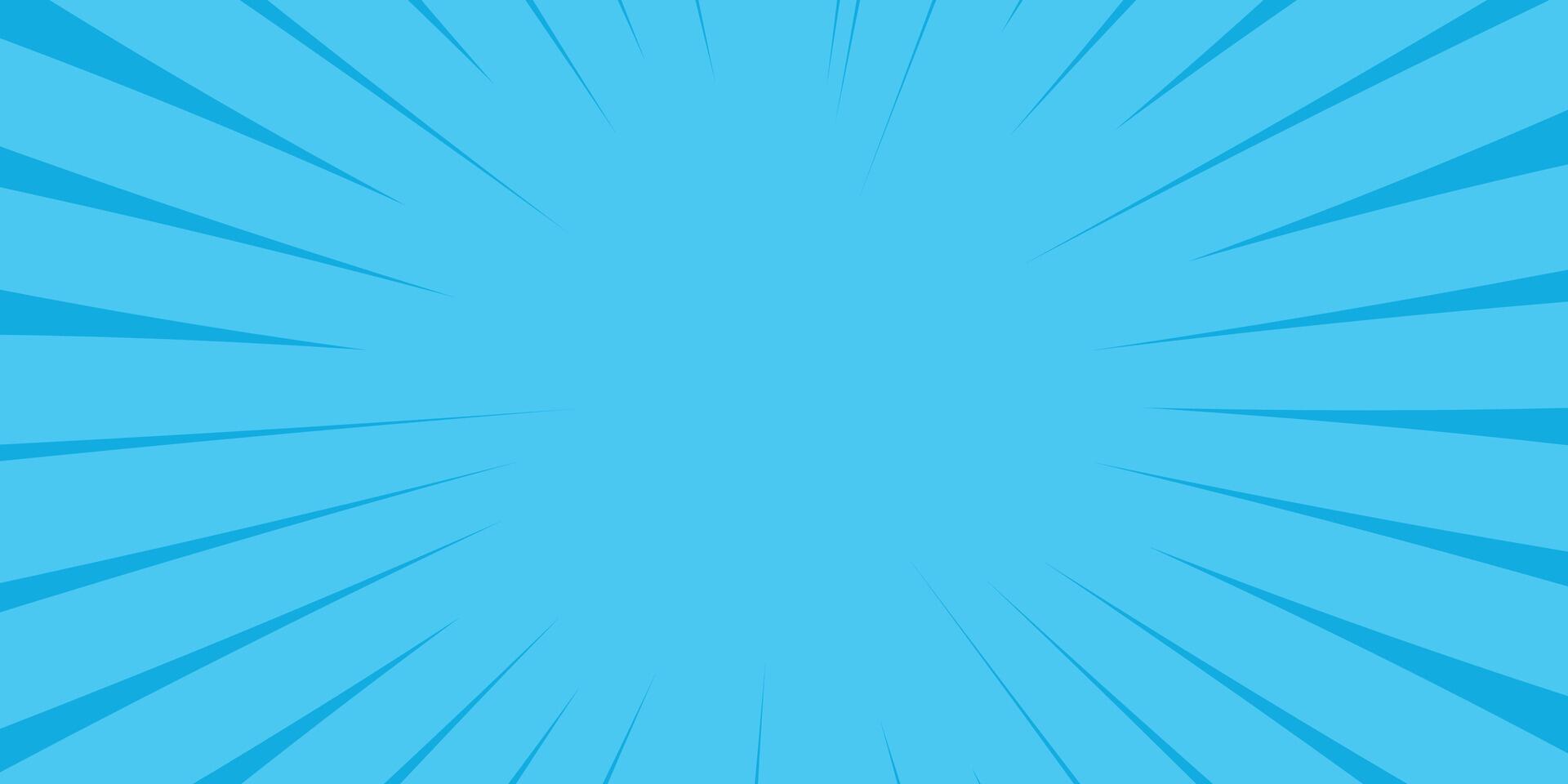 Cartoon comic book pop art strip radial lines background. design vector