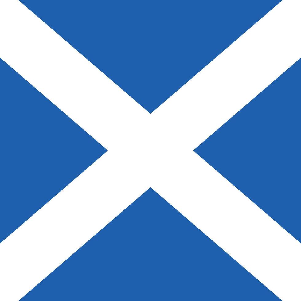 Flag of Scotland, Scottish flag. illustration design vector