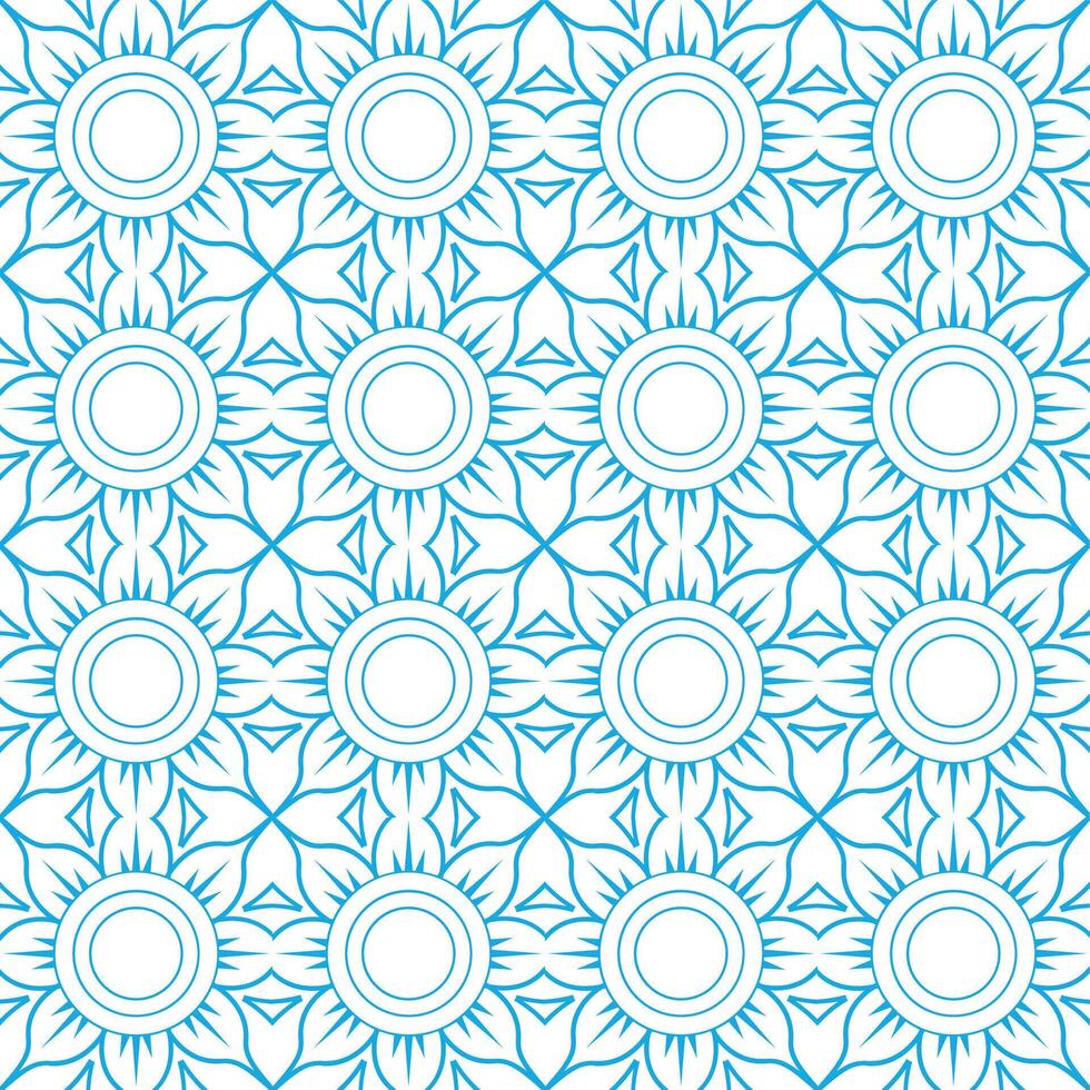 a blue and white pattern with circles vector