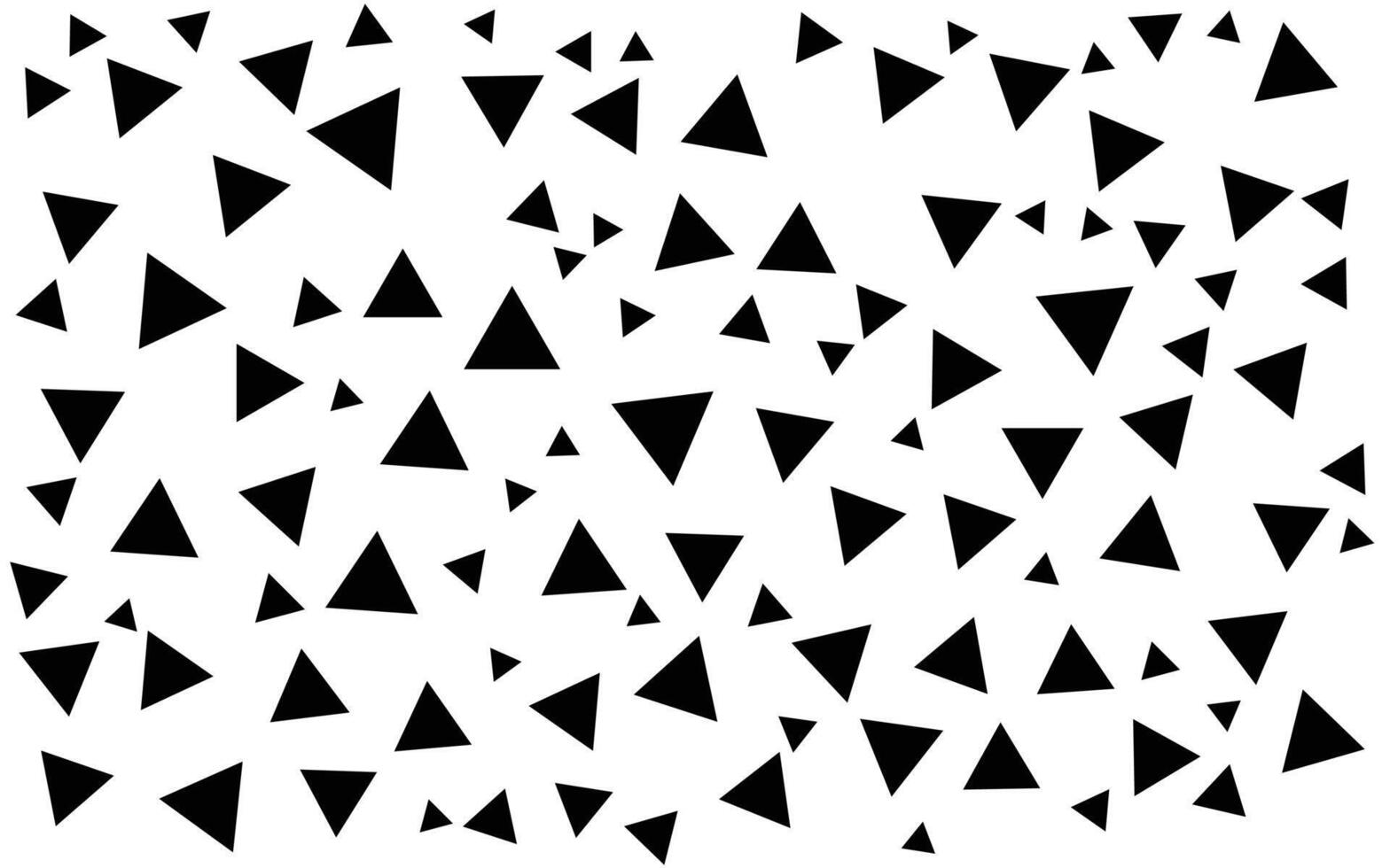 A black and white pattern with triangles vector