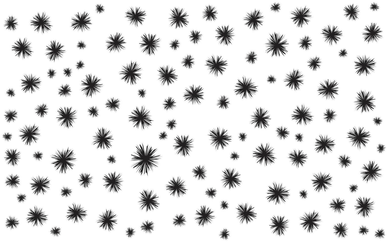 A black and white pattern of stars on a white background vector