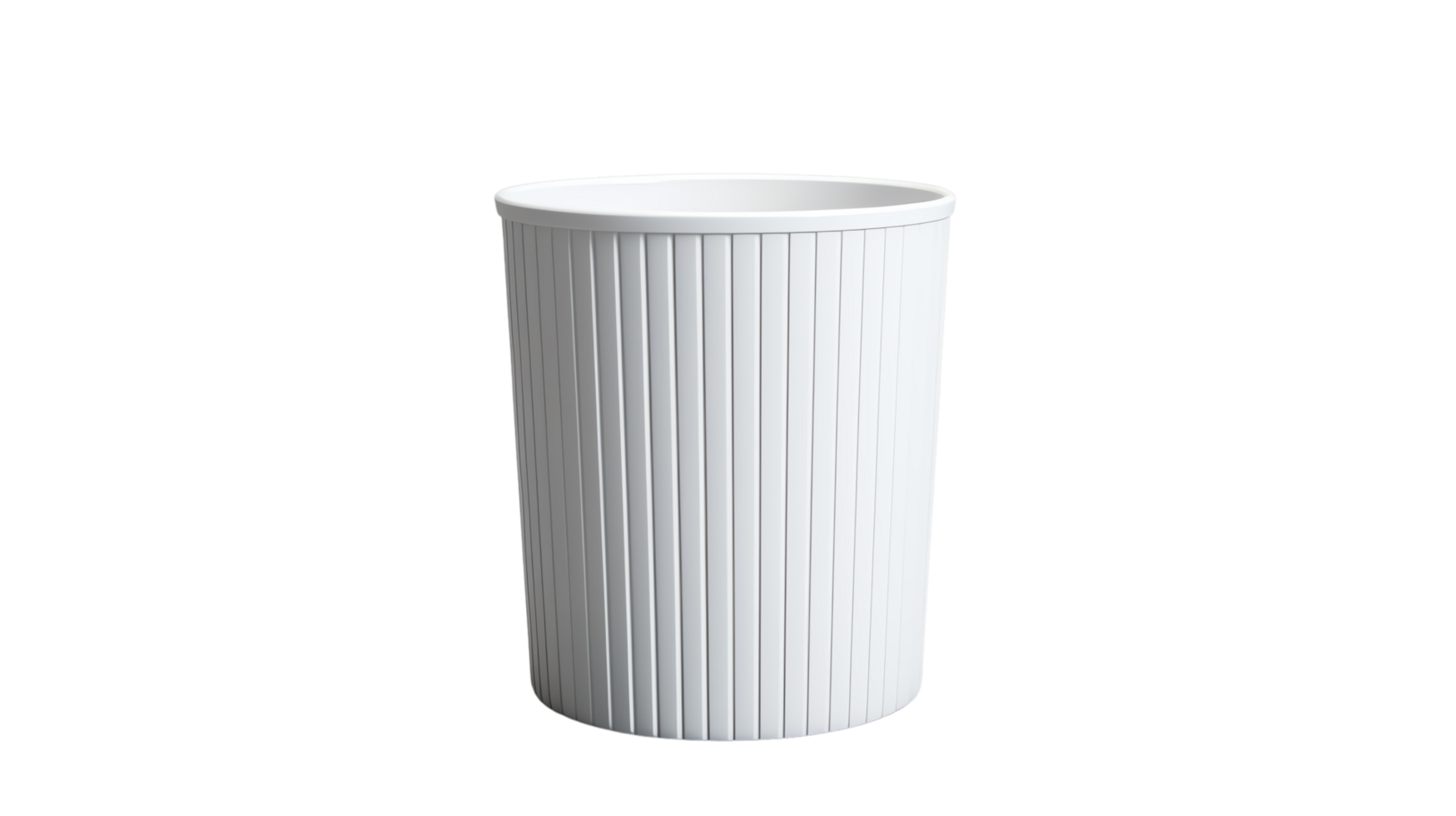 White cylindrical container with texture. png