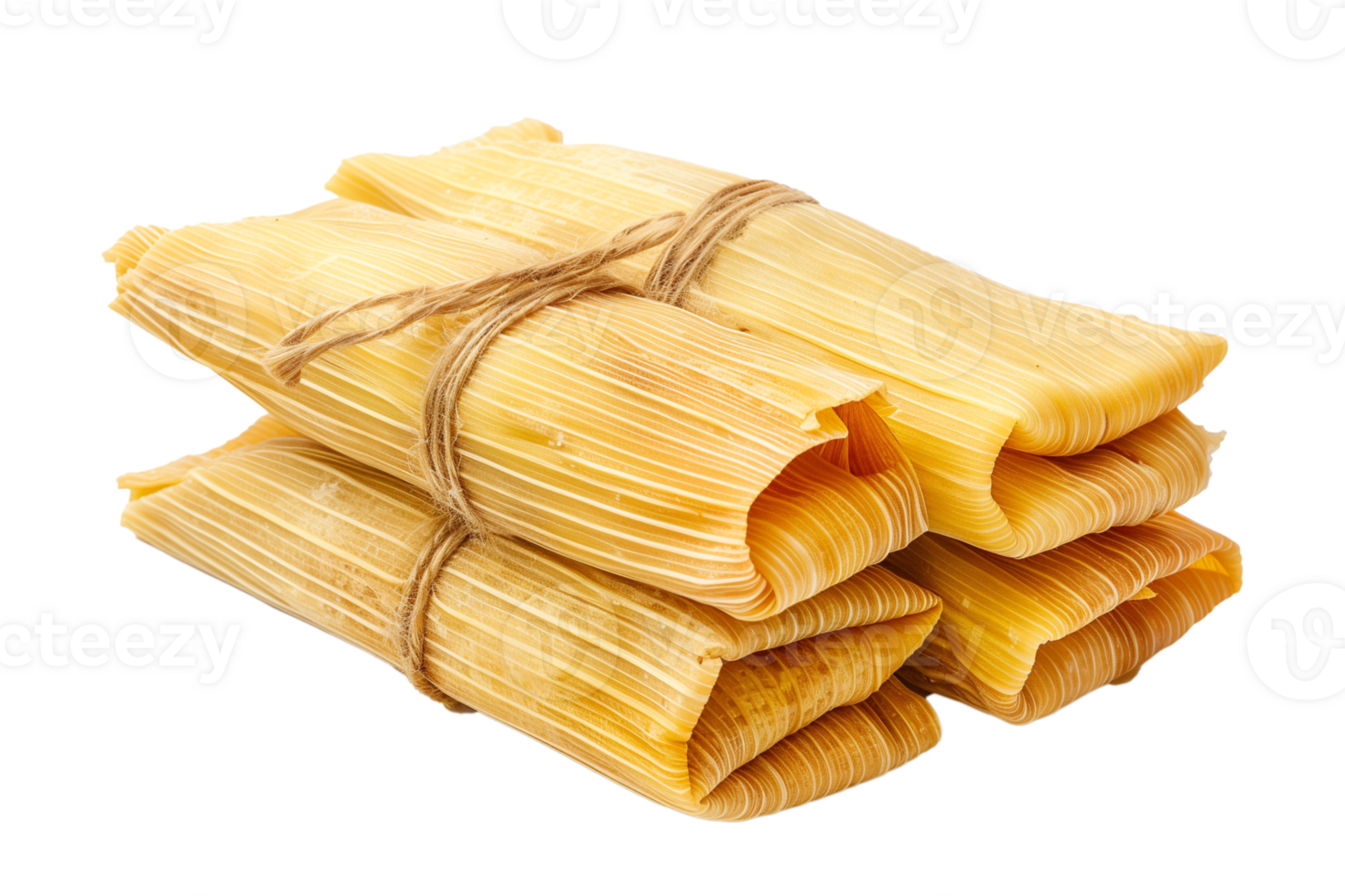 Pile of uncooked italian pasta cannelloni isolated on transparent background png