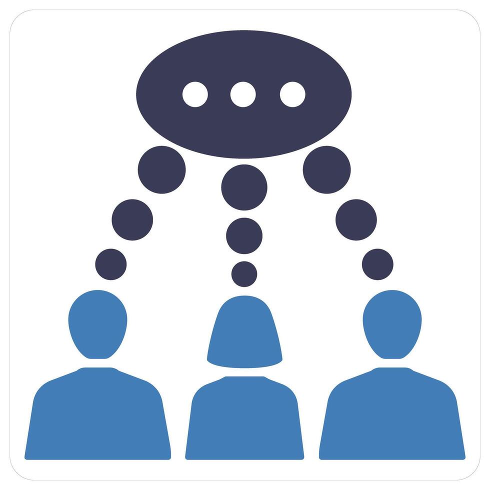 Conversation and chat icon concept vector