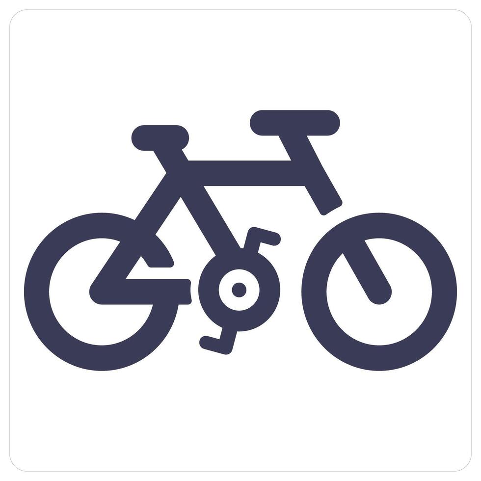 Bicycle and cycle icon concept vector