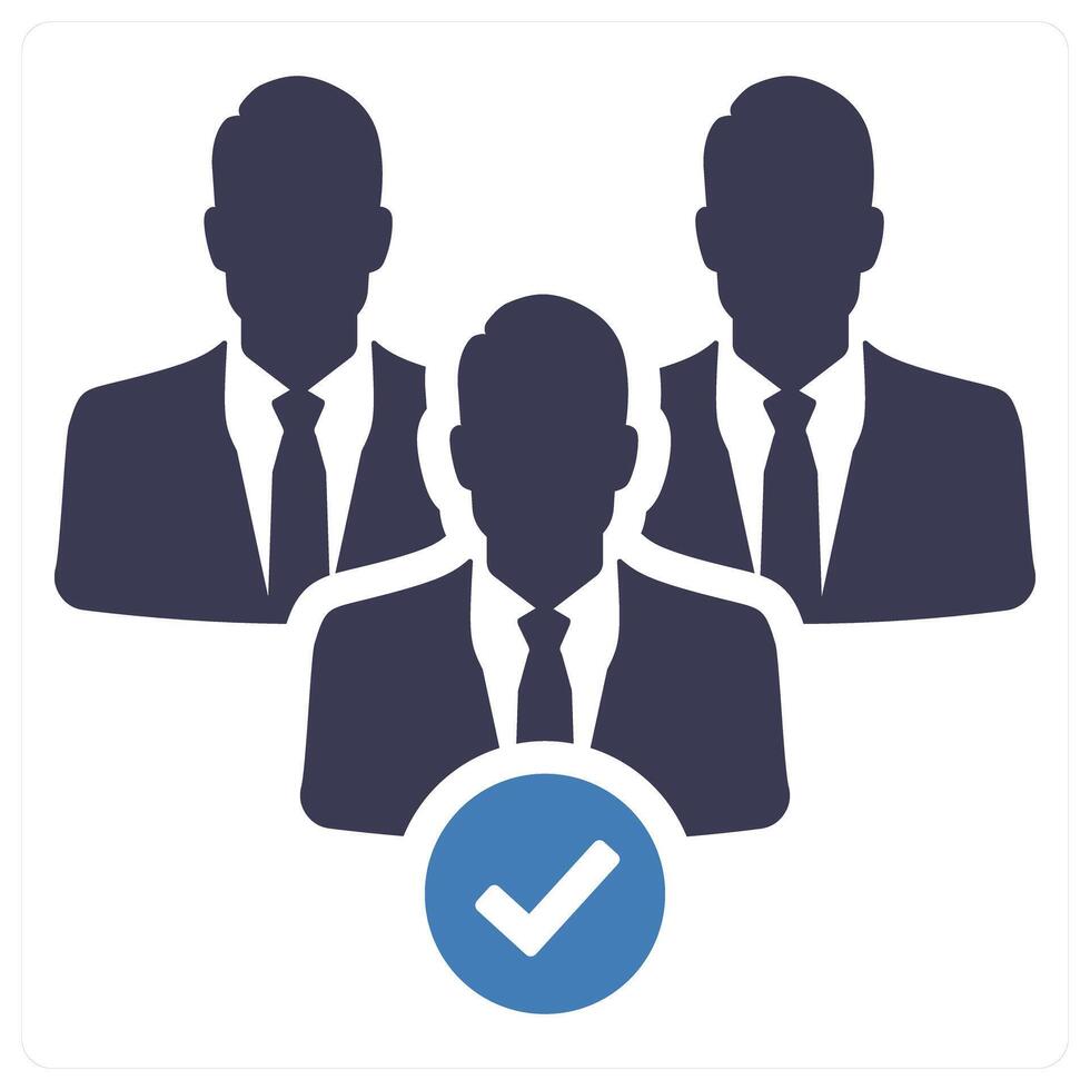 Team and group icon concept vector