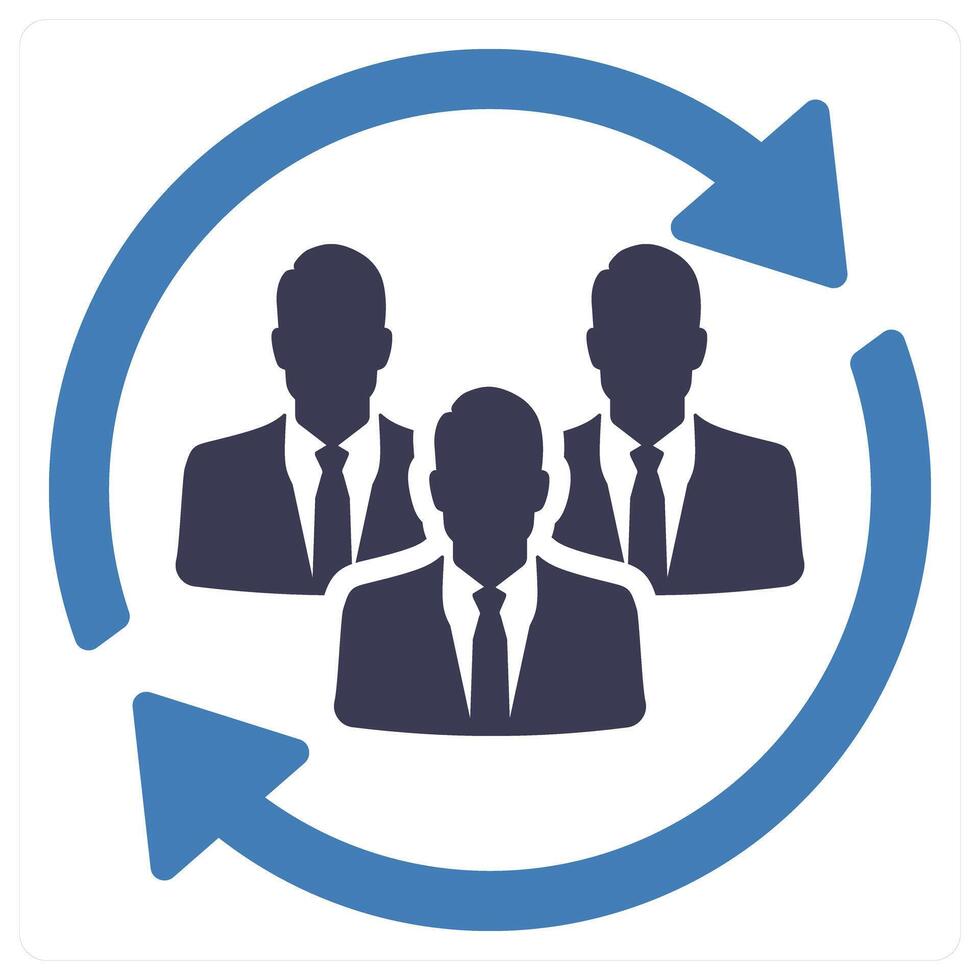 Inclusion and group icon concept vector