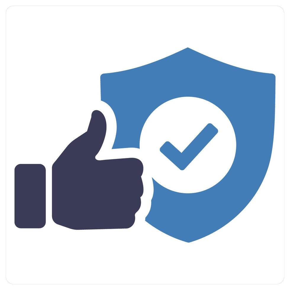 Trust and verify icon concept vector