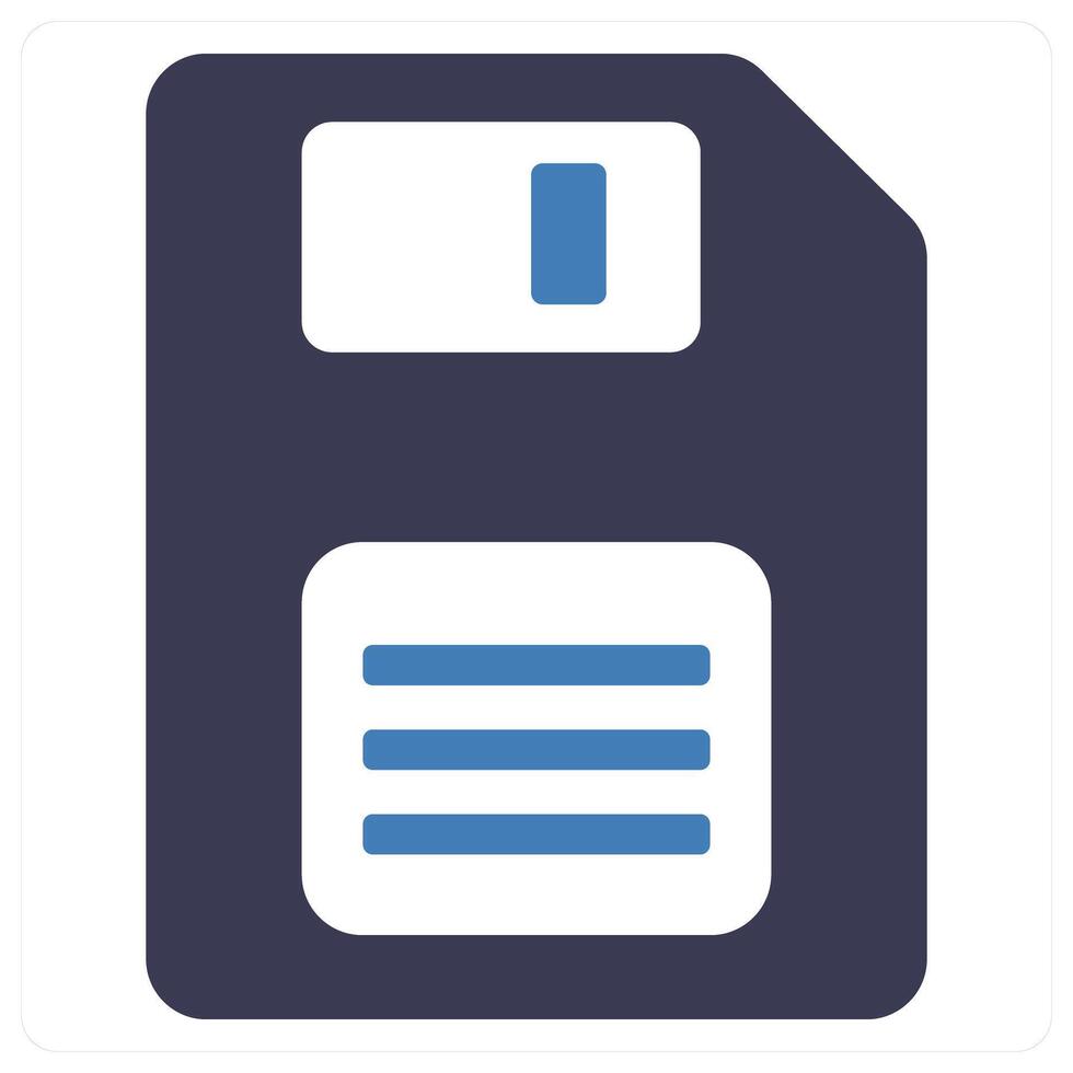 Floppy and disk icon concept vector