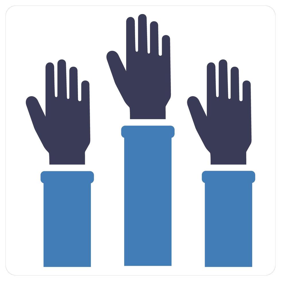 Social Participation and involvement icon concept vector