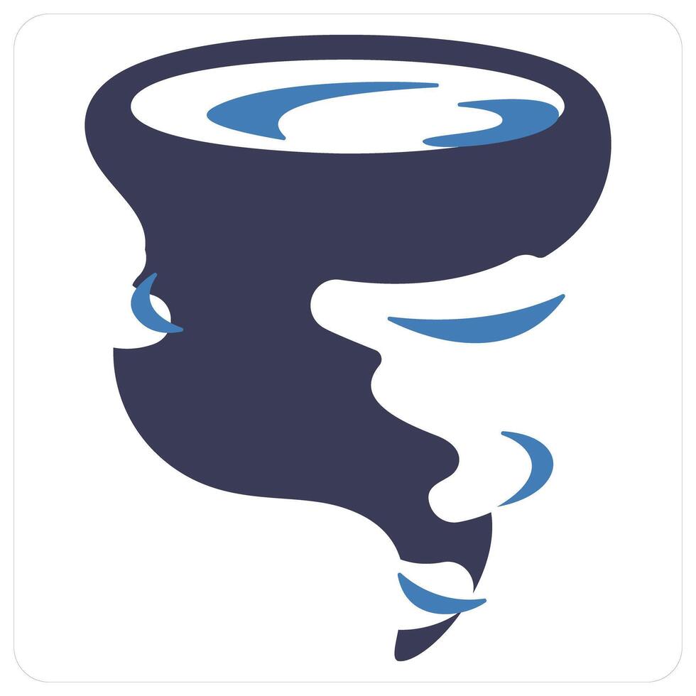 Hurricane and cyclone icon concept vector