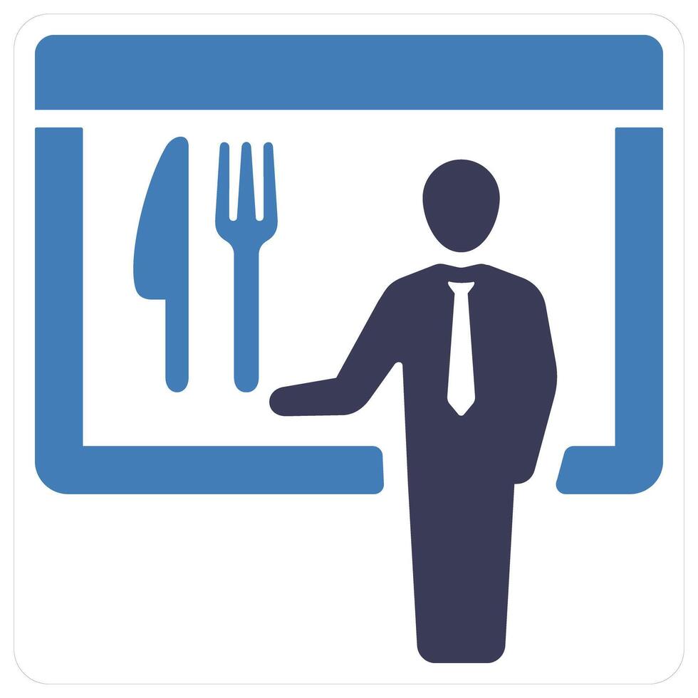 Menu and menu card icon concept vector